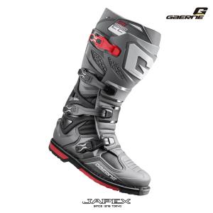 【正規総代理店】ガエルネ SG-22 エスジー22 アンスラサイト/ブラック/レッド / GAERNE オフロードブーツ モトクロス用 ガエルネ最高峰モデル イタリア製｜japex