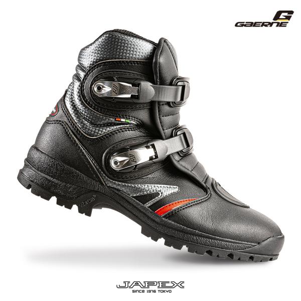 【正規総代理店】ガエルネ タフギア ブラック / GAERNE バイクブーツ ツーリング用 イタリア...