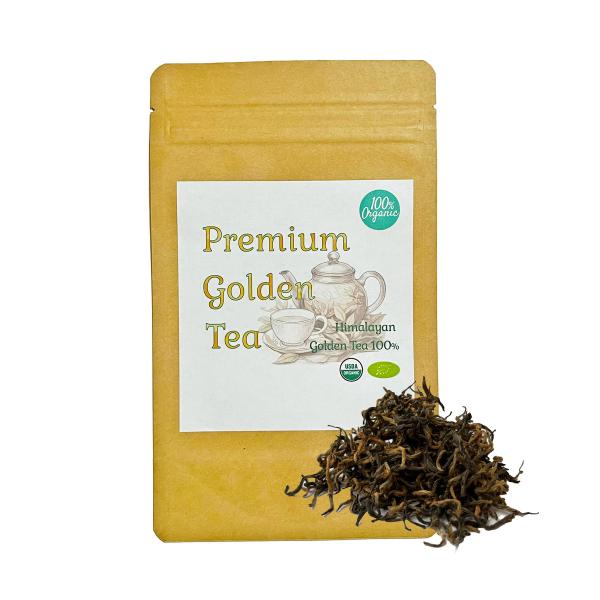 100%オーガニック ゴールデンチップス ティー ゴールデン ティー Himalaya Golden...