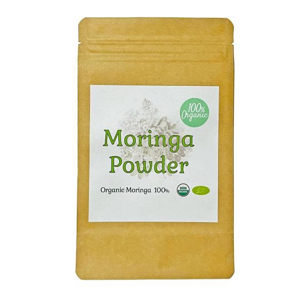 オーガニック 契約農場 特別栽培 高級 モリンガ パウダー 100g スーパーフード 青汁 原料以外...