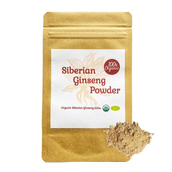 100%オーガニック シベリアン ジンセン パウダー / Siberian Ginseng Powd...