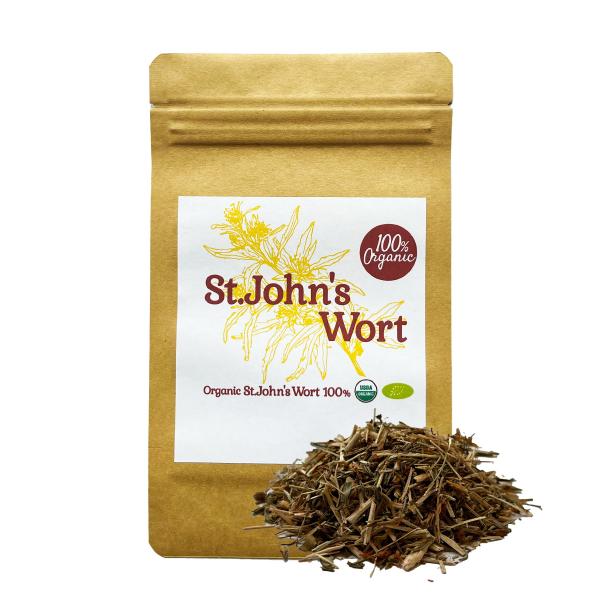 100%オーガニック セントジョーンズワート / St. John's Wort 100g セイヨウ...