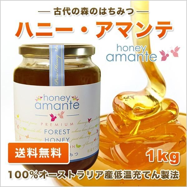 大感謝祭SALE価格 ハニー・アマンテ 1,000g 1kg 古代の森の花々のはちみつ 100％オー...