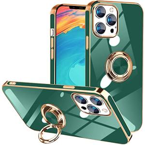iPhone 13 Pro 用ケース 耐衝撃 リング付き 液状シリコン TPU スマホケース 米軍MIL規格取得 薄型 軽量 衝撃吸収 防指紋