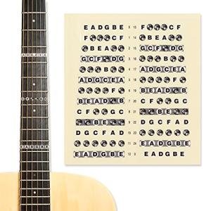 Aluba 指板シール 音階シール ギター コード シール 目印 指板 練習 ギター初心者の方に最適 貼って がせるシールタイプ タイプa S 2617 Sekiストア 通販 Yahoo ショッピング