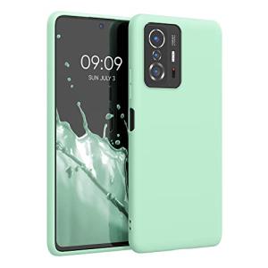 kwmobile 対応: Xiaomi 11T / 11T Pro 専用ケース - 耐衝撃 TPUソフト シリコンケース スマホカバー 滑り止め