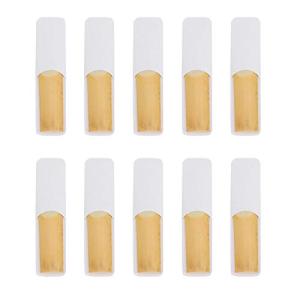 10pcs/セットテナーサックスリード 良質 耐久 滑らかな表面