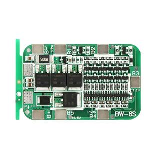 Akozonリチウム電池保護板6S 15A 22V 24V電池保護板PCB BMS用18650リチウムイオンセル