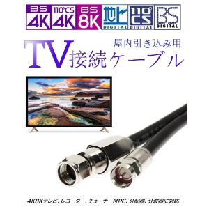 高品質 S5CFB 20m 屋内引込み用防水アンテナケーブル 5MHz-3224MHz対応,地上デジ(VHF/UHF),BS,CS,CATV対応,4K8K放送対応