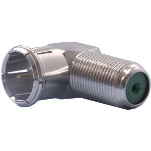 アンテナアダプタ (片端プッシュ式) L型接栓 4個 セット