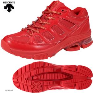 DESCENTE デサント フィットネスシューズ D-F-ZERO クッション性 安定性 衝撃吸収性_ DP1UJB00RD-RED