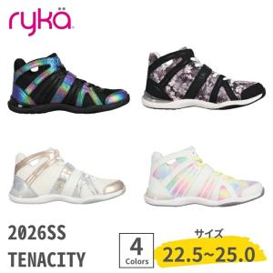 Ryka ライカ ダンス ラテン JAZZERCISE エクササイズ スタジオ ズンバ ラテンエアロ トレーニング フィットネス シューズ TENACITY テナシティー E1270M-26SS