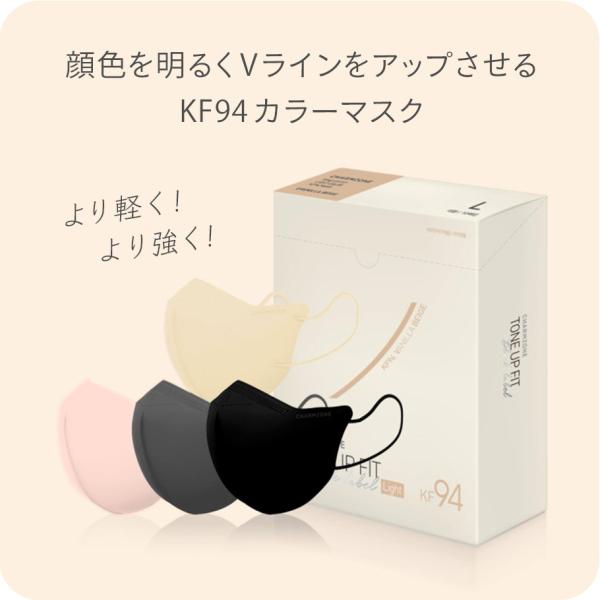 あなたのマスクは？今はマスクはファッションKF94チャームゾーントーンアップフィット25枚入り×2箱...
