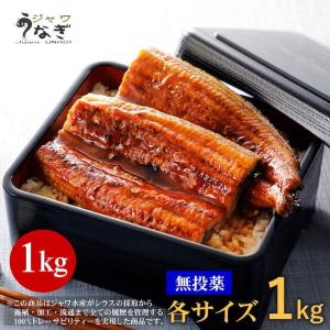 ジャワ うなぎ 蒲焼き 鰻 選べるサイズ 長焼き 1Kg タレ（山椒）付き ふるさと ギフト 2024 無投薬 オーガニック国産 たれ