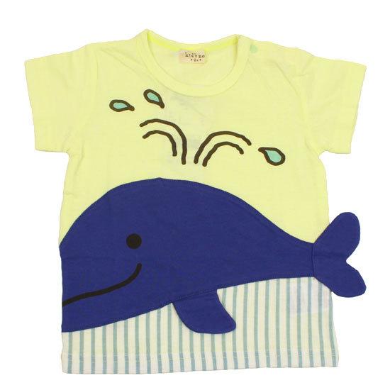 セール SALE 50%OFF 半袖Ｔシャツ 動物 クジラ ベビーサイズ 男の子 キッズズー Kid...