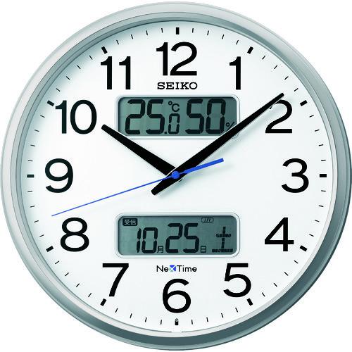 SEIKO 電波掛時計 ”セイコーネクスタイム ZS250S” (ハイブリッド電波時計) ZS250...