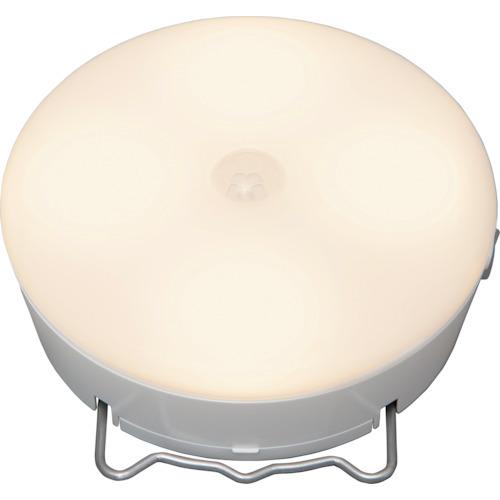 IRIS 522482 乾電池式LED屋内センサーライト ホワイト マルチタイプ 電球色 BSL40...