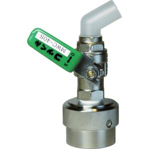 ミヤサカ ワンタッチ給油栓 コッくん取付部強化タイプ レバー緑 MWC-40SG｜jb-tool