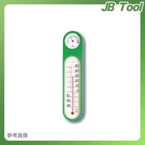 シンワ測定 温湿度計 PCオーバル M-2グリーン スリーブパック 72615｜jb-tool