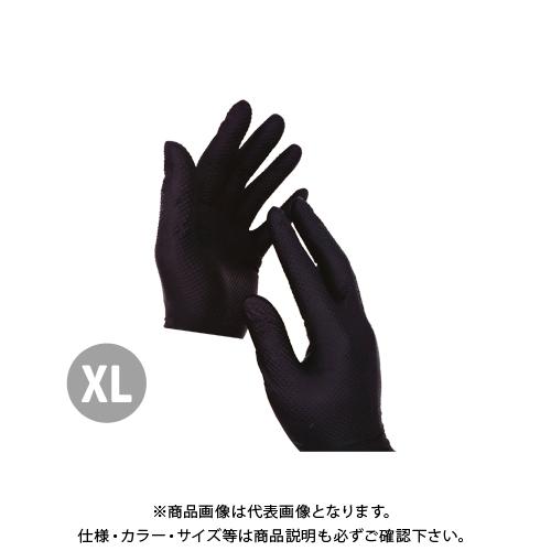 ブラックコンドル MAX GRIP GLOVES マックスグリップ・ニトリルグローブ XLサイズ (...