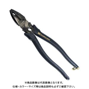 フジ矢 FUJIYA 偏心パワーペンチ (バリ処理機能付き・黒金) 3020N-225BG｜jb-tool