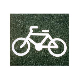 アトムハウスペイント フロアサイン 自転車マーク幅62cm×高さ35cm 00001-03692｜jb-tool