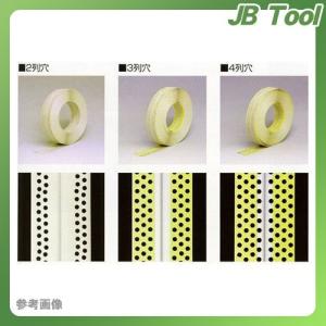 広島 HIROSHIMA パーフェクト コーナーテープ(4列穴・両面テープ付) 1ケース(5巻) 349-19｜jb-tool