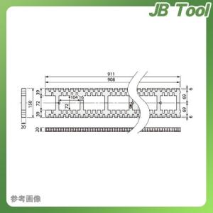 城東テクノ Joto キソパッキンロング 150×911×20mm ブラック (20本) KP-L150｜jb-tool