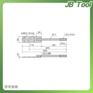栗山百造 東羽子板ボルト W1/2×150 100個｜jb-tool