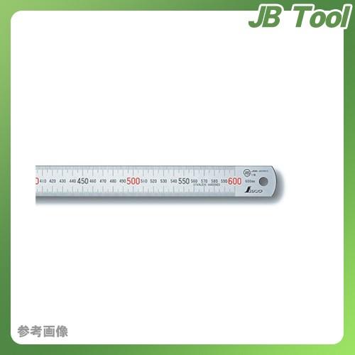 シンワ測定 直尺 シルバー 60cm赤数字入 JIS 13021