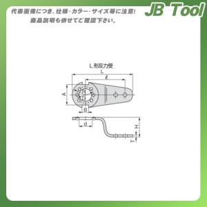 TONE トネ 強力パワーレンチ用反力受 15PLH｜jb-tool