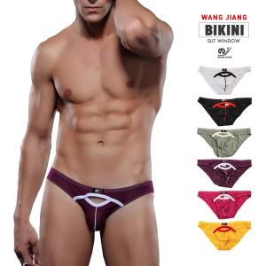 WJ スリットウインドウ スポーツメッシュビキニ S-L メンズ メンズ ローライズ 下着 パンツ