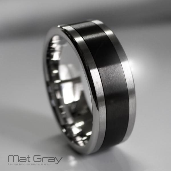 CHILL FACTOR コックリング マットグレイ 060 メタルリング 金属製 メンズ アクセサ...