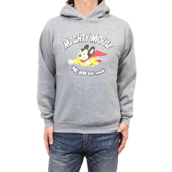 マイティマウス MIGHTY MOUSE 裏起毛 パーカー フリース プルオーバー フーディー マイ...