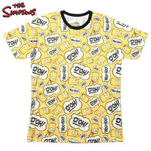 インポート正規品 THE SIMPSONS ザ・シンプソンズ Ｔシャツ 総柄 バート フェイス BA...