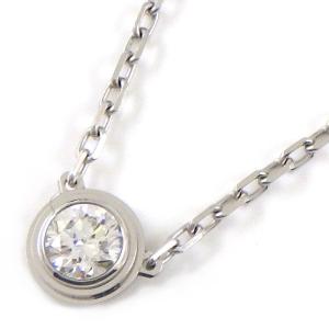 カルティエ Cartier ネックレス ダムール LM ディアマン レジェ B7215400 1ポイント ダイヤモンド 0.18ct K18WG