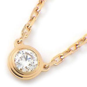 カルティエ Cartier ネックレス ダムール SM ディアマン レジェ B7215700 1ポイント ダイヤモンド 0.09ct K18PG