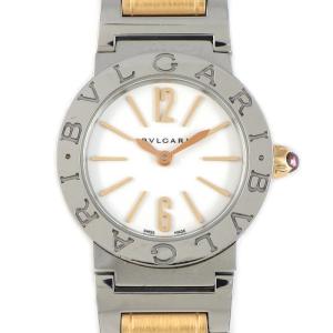 ブルガリ BVLGARI 腕時計 ブルガリブルガリ BBL26WSSPGD ホワイト文字盤 K18PG SS クオーツアナログ