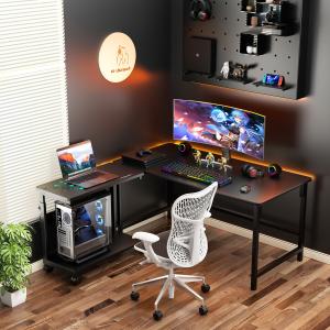 U-POWER PCワゴン 昇降式 L字デスク...の詳細画像3