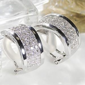 Pt900/K18YG【1.0ct】ダイヤモンド【無色透明】【H-SIクラス】 2WAY 