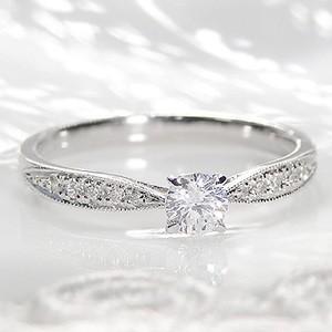 pt900 プラチナ ダイヤモンド ダイヤ 指輪 リング 大粒 0.2ct シンプル 