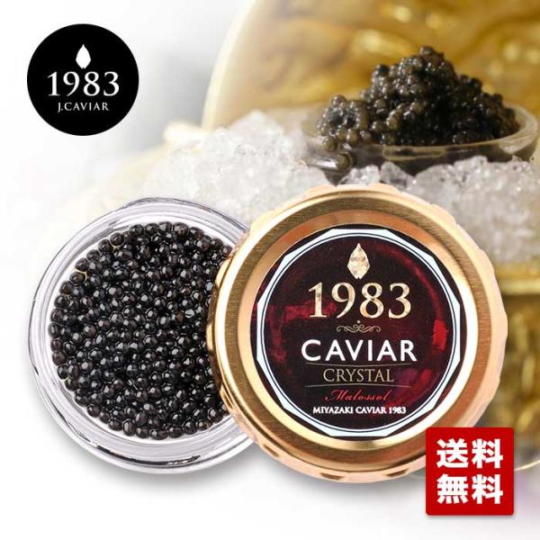 9/15はキャビアの日 宮崎キャビア 1983 クリスタル 20g 贈答用化粧箱入り 国産 キャビア...