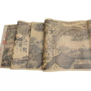 清明上河図 宋・張択端ー中国手巻臨画範本の詳細画像3