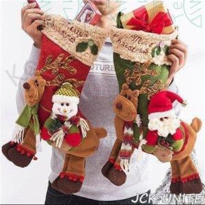 クリスマスソックス 靴下 クリスマスの鹿 雪だるま サンタクロース クリスマス ソックス クリスマス...