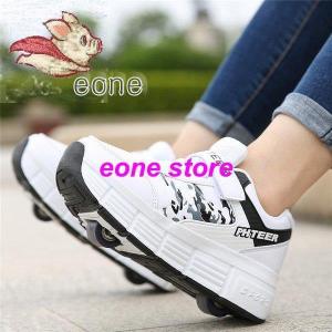 ローラーシューズ 2輪 キッズ 大人 ジュニア ローラースニーカー