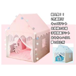 2色 超人気 キッズテント 子供テント お姫様のお城
