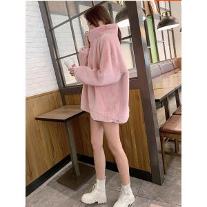 女性 オフィス OL 通勤 フェイクファー おしゃれ 上着