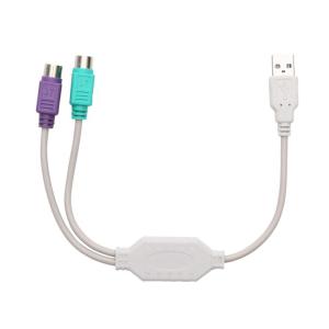 フルスイング USB-PS/2 変換ケーブル FS-064 PS2 キーボード・マウスをUSB接続で使える｜jcserv