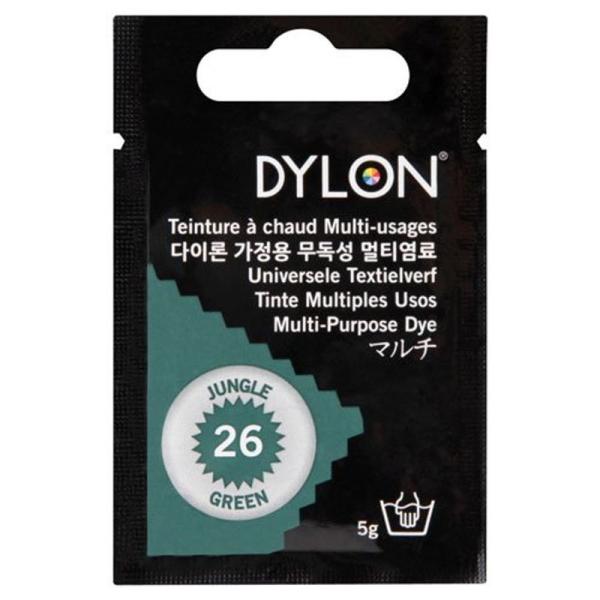 DYLON マルチ (衣類・繊維用染料) 5g col.26 ジャングルグリーン 日本正規品