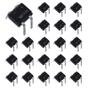 YFFSFDC ブリッジ整流器 100個入り 0.5A 1000V MB10M ブリッジダイオード
